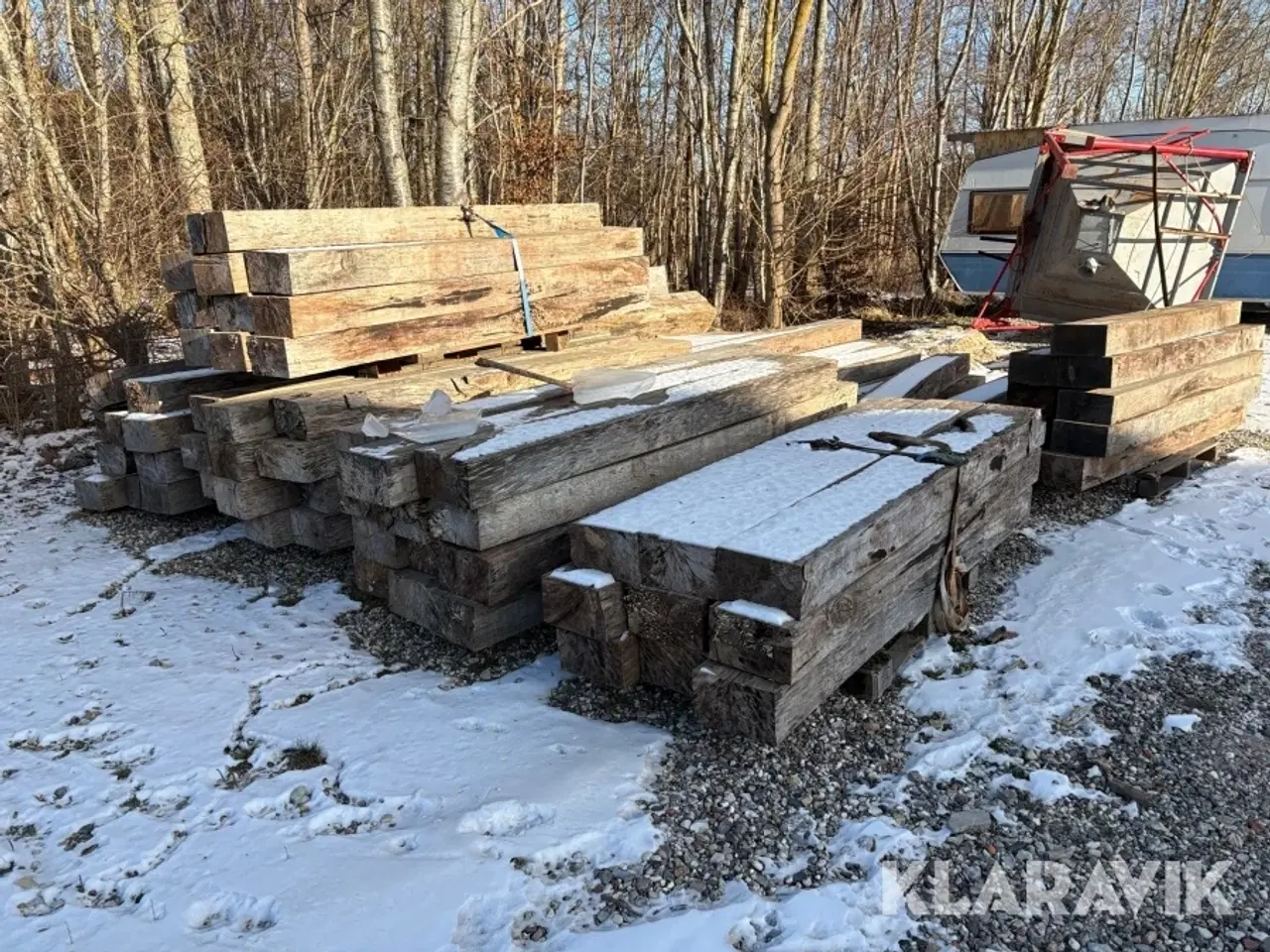 Billede 2 - Egesveller 100styk Egetræ 2600x250x150mm