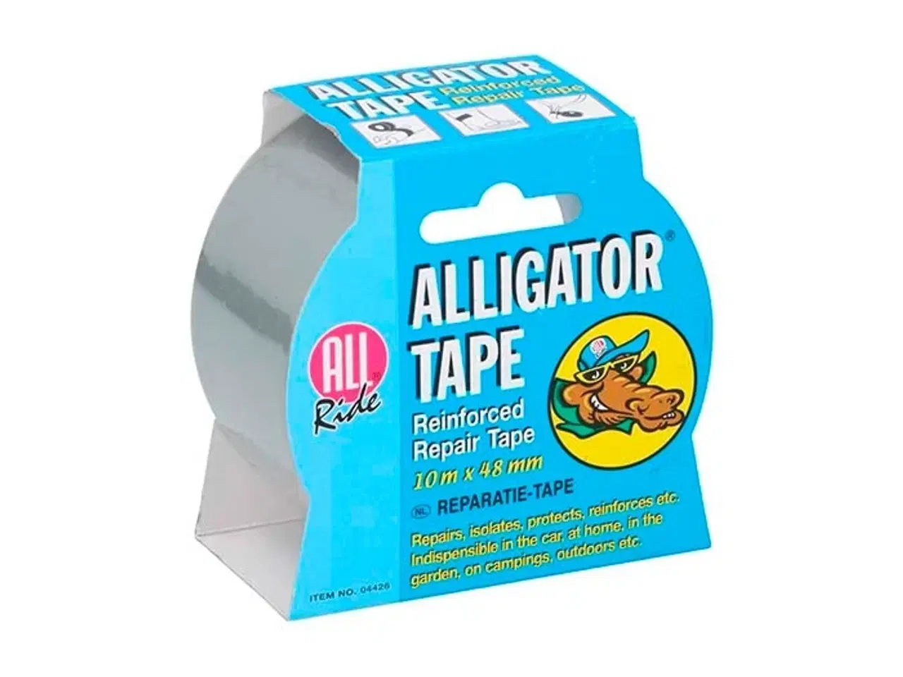 Billede 1 - Alligator tape, Allride, grå
