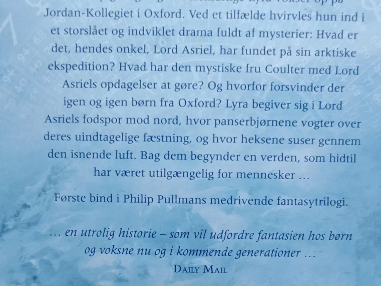 Billede 2 - Det Gyldne Kompas BOG af Philip Pullman