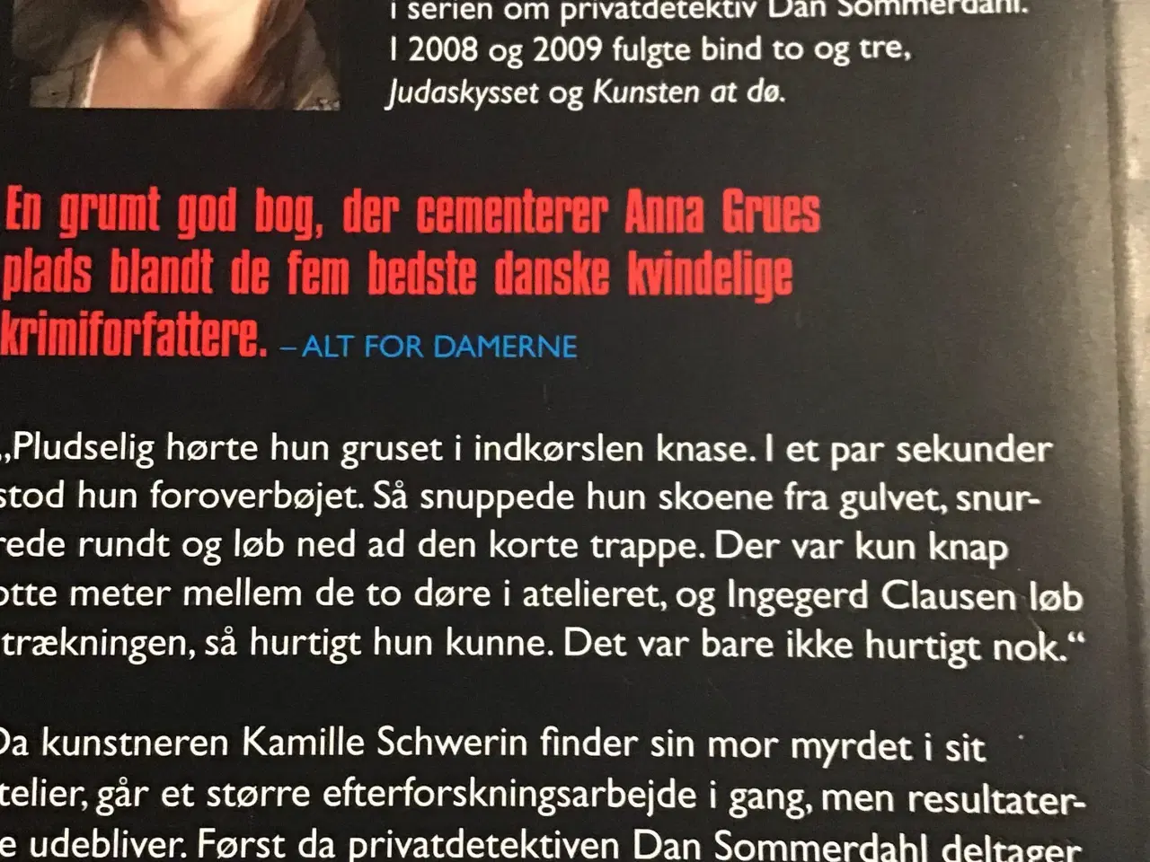 Billede 2 - Anna Grue : Kunsten at dø