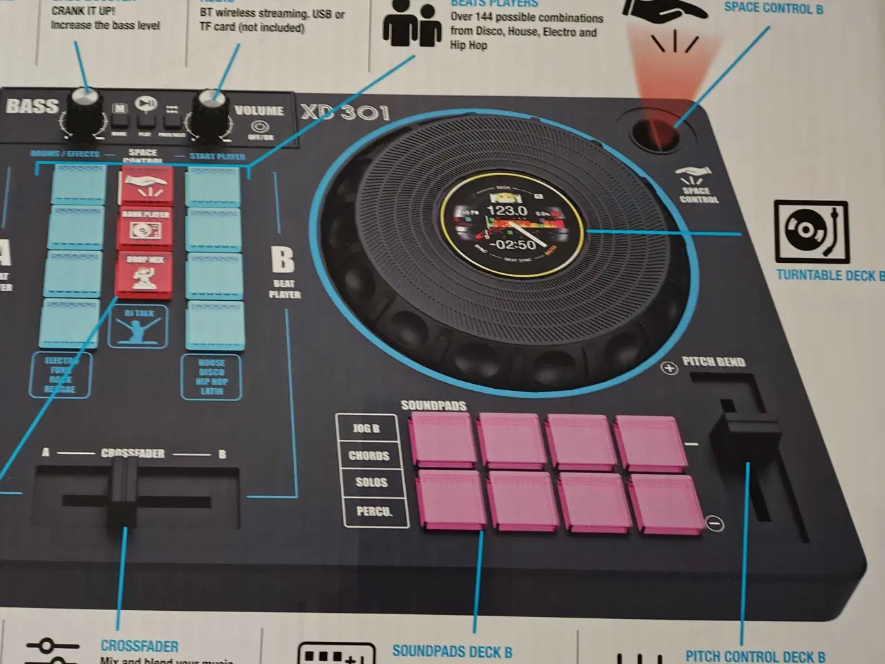 Billede 4 - Dj mixer idance xd-301 til børn