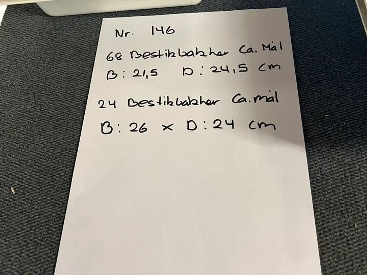 Billede 2 - Diverse bestik bakker med ca. mål