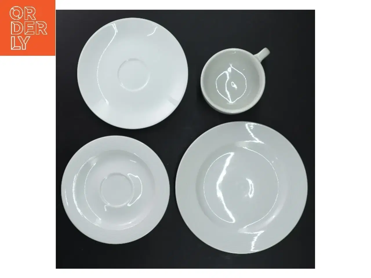 Billede 3 - Kaffekop og underkopper fra Blandet (str. Ø 19,16,15 og 9x6 cm)