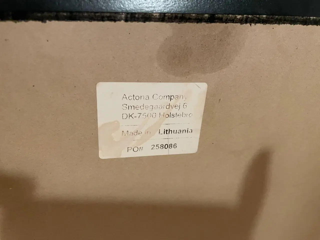 Billede 9 - Hvidt spisebord med sort kant fra Ilva