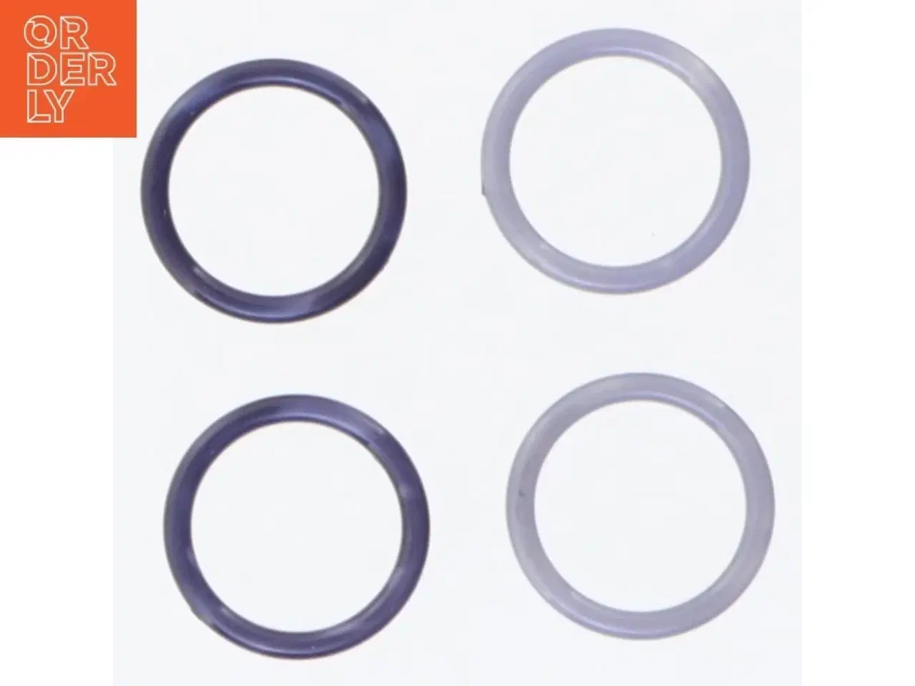 Billede 1 - Sæt af fire fingerringe (str. 50 mm)