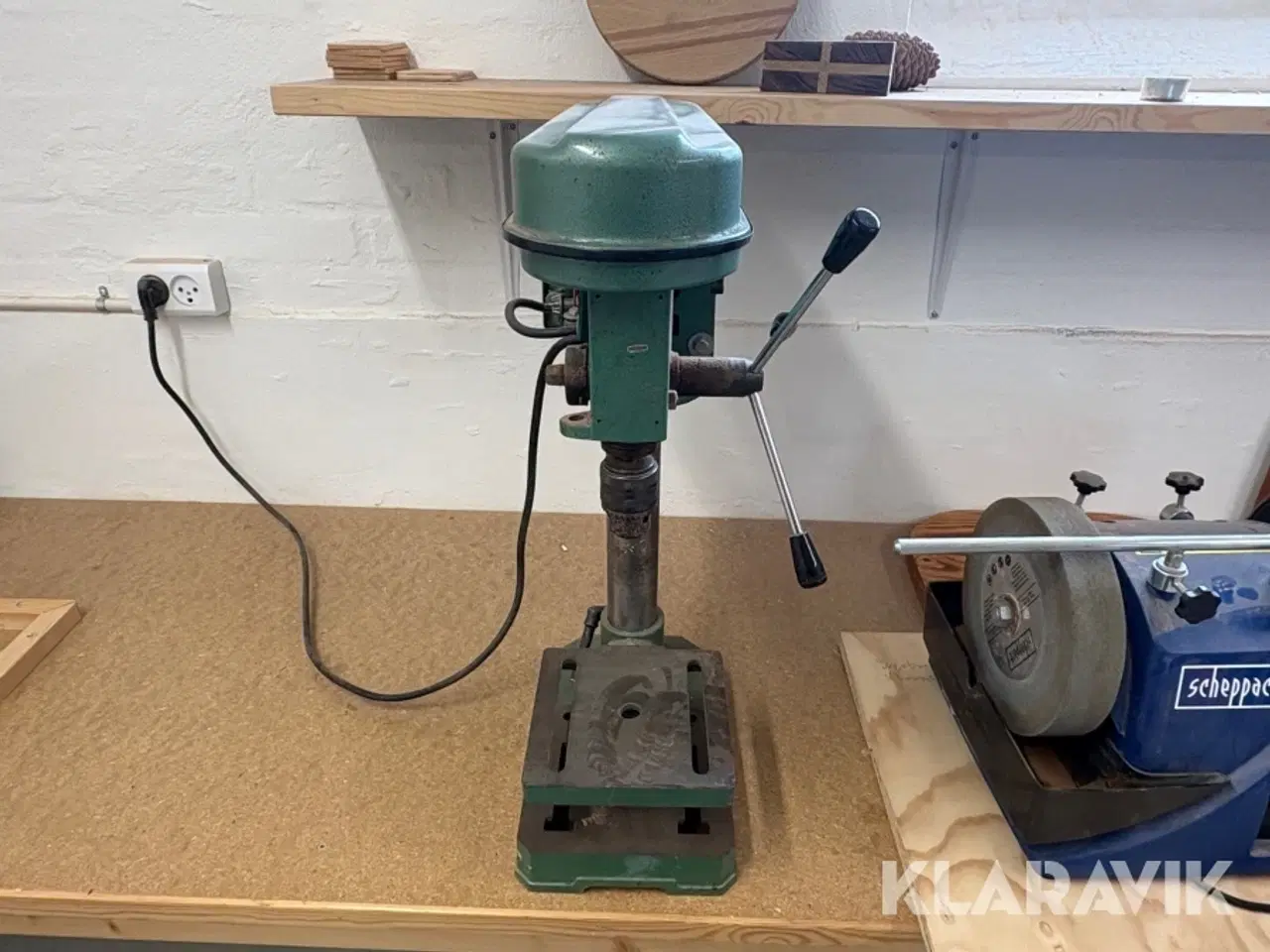 Billede 3 - Lot med bord slibe og boremaskine Scheppach, Herkules, Powercraft,San Li