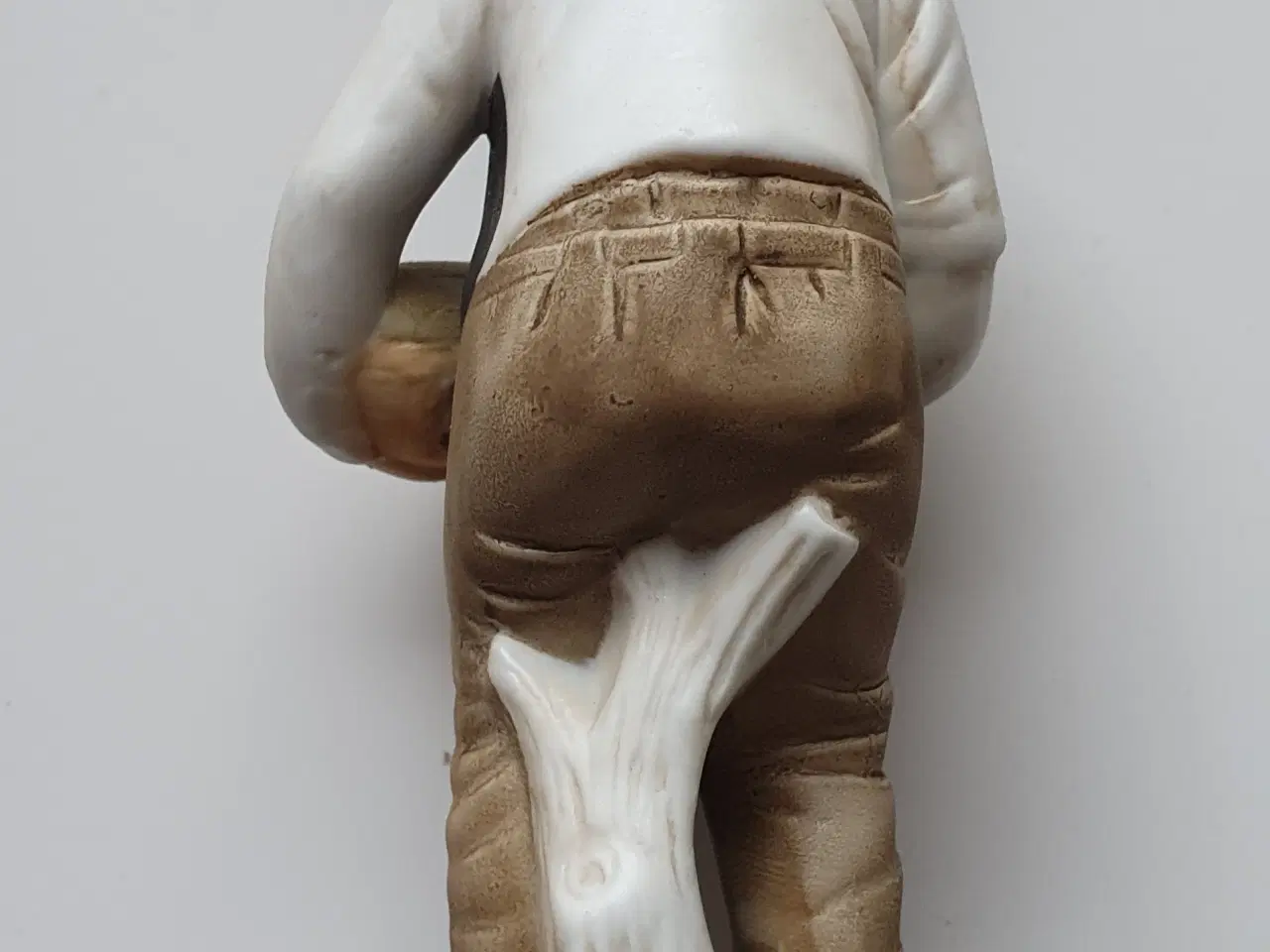 Billede 2 - Porcelænsfigur - Ældre mand med majs under armen