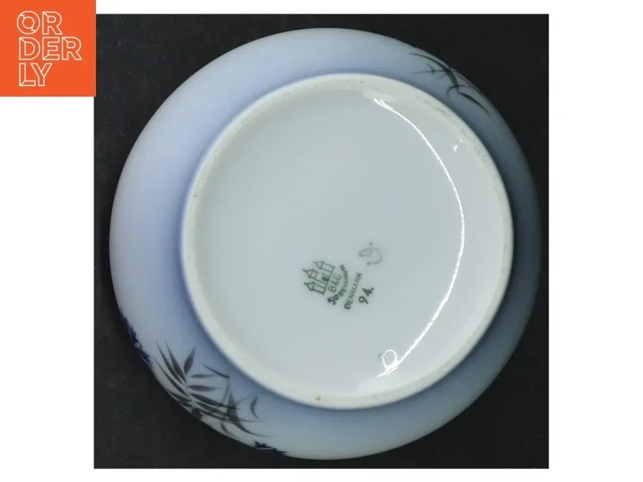 Billede 2 - Dementer blå kornblomst B&G porcelænssukkerskål fra B&G, Demeter (str. H. 11,5 cm. ø. 11,5 cm)