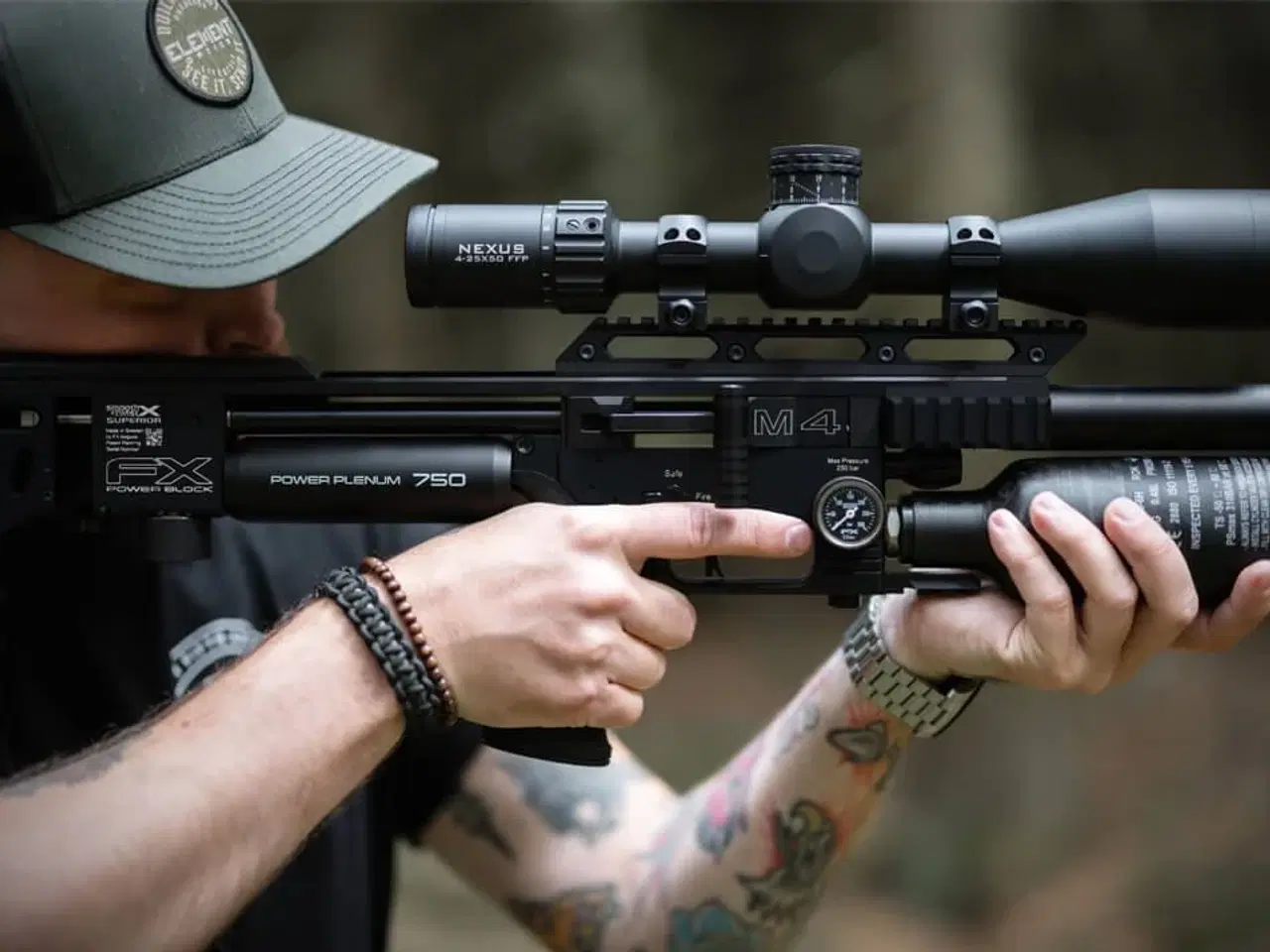 Billede 5 - FX Impact M4 Standard – sort PCP luftgevær 4,5 mm