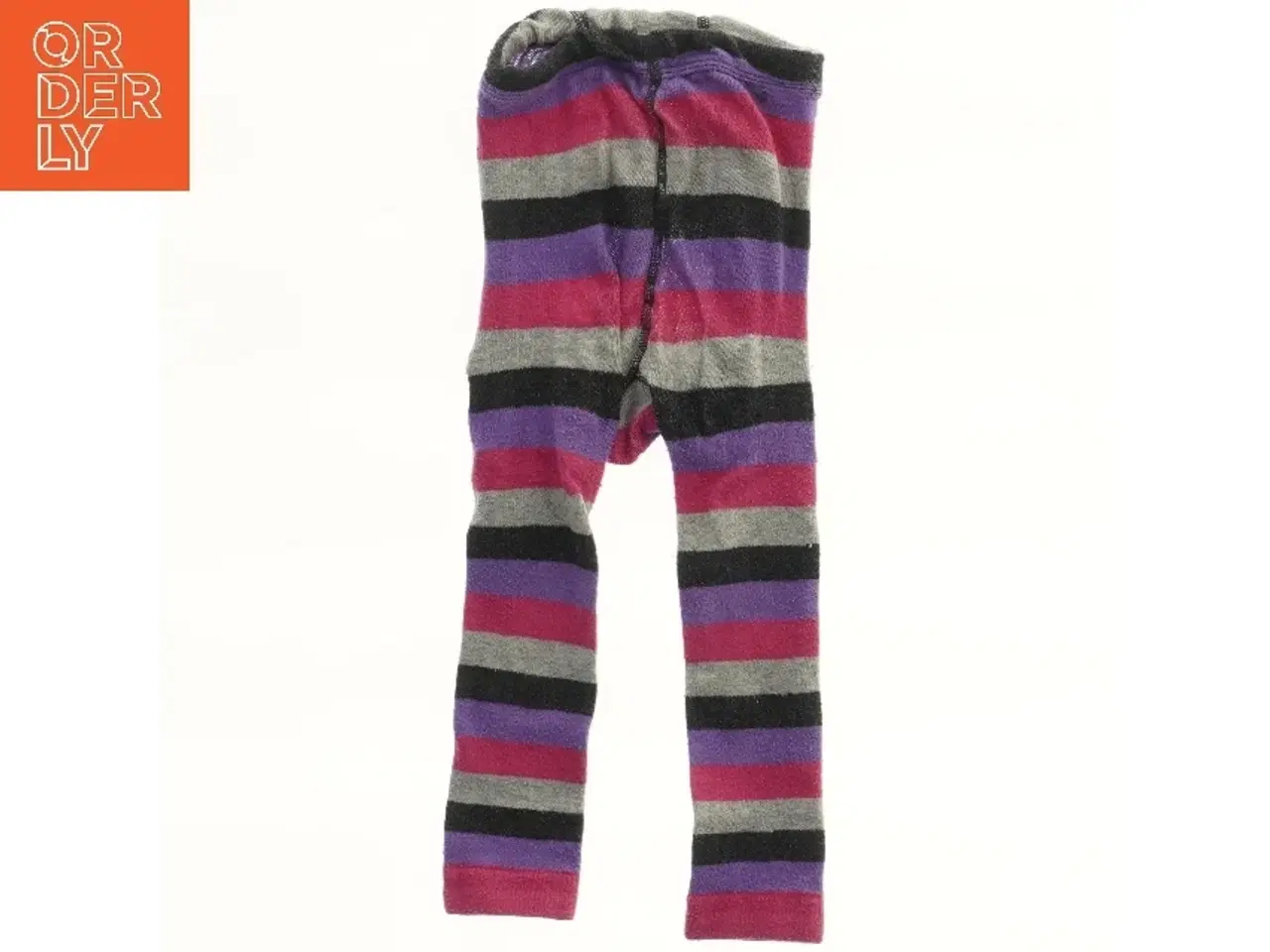 Billede 1 - Strikkede strømpebukser i farvestriber (str. 98)