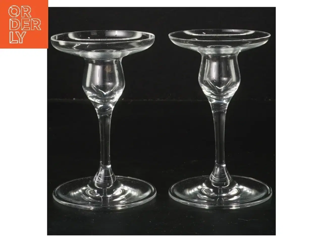 Billede 1 - Holmegaard Cabernet lysestager fra Holmegaard (str. 12,5 cm)