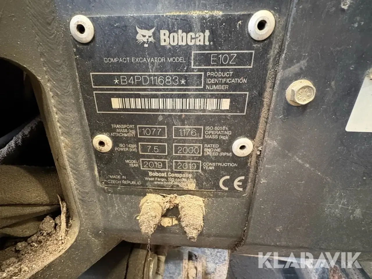 Billede 5 - Mini Gravemaskine / Compact Excavator Bobcat E10Z