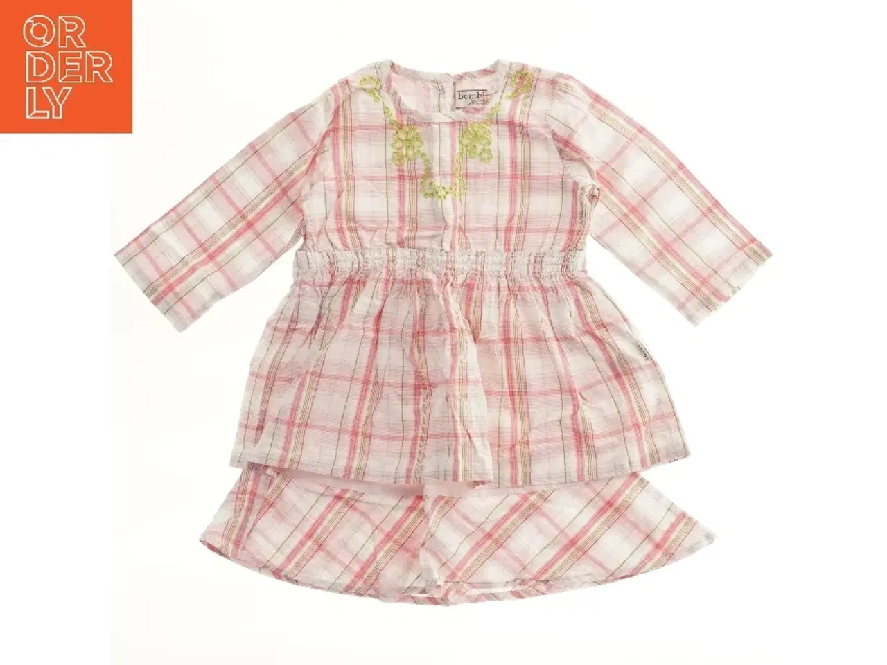 Billede 1 - Børnekjole med tern fra BombiBitt (str. 86)