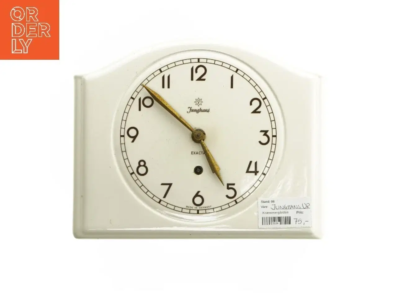 Billede 1 - Junghans vægur fra Junghans (str. 25x20 cm)