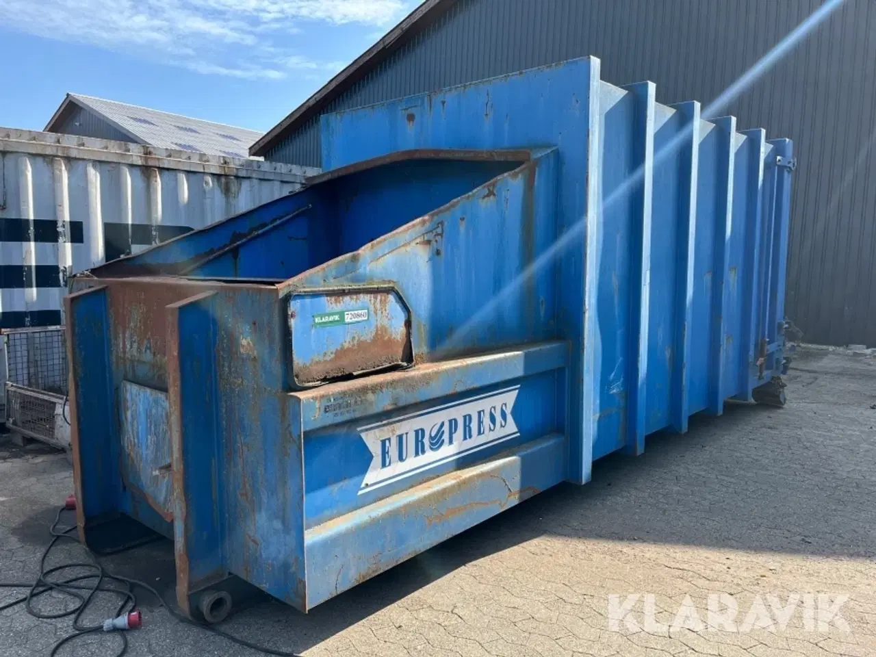 Billede 1 - Komprimator container Europress