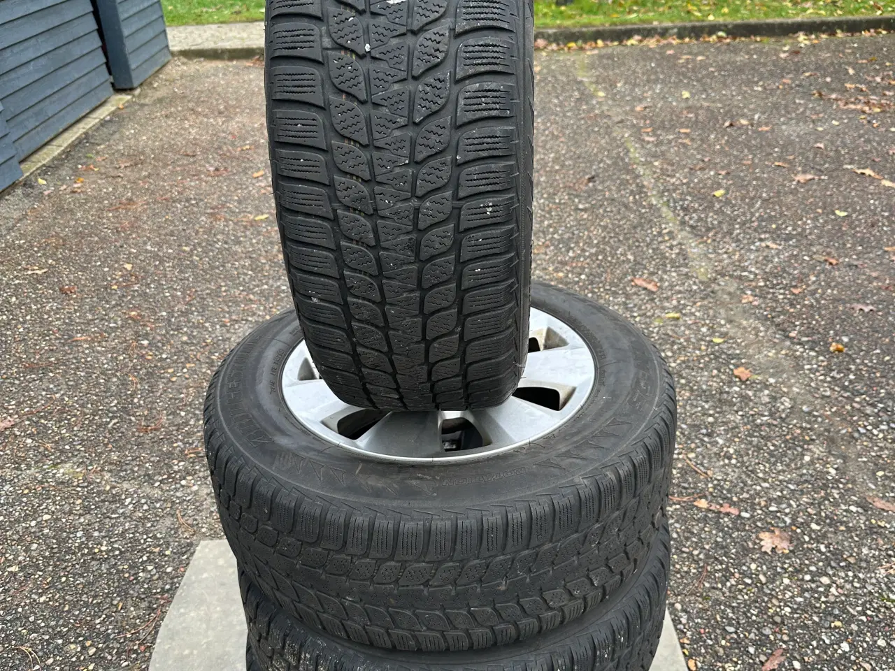 Billede 2 - Vinterhjul 4 stk. med alufælge 225/60R16 98H