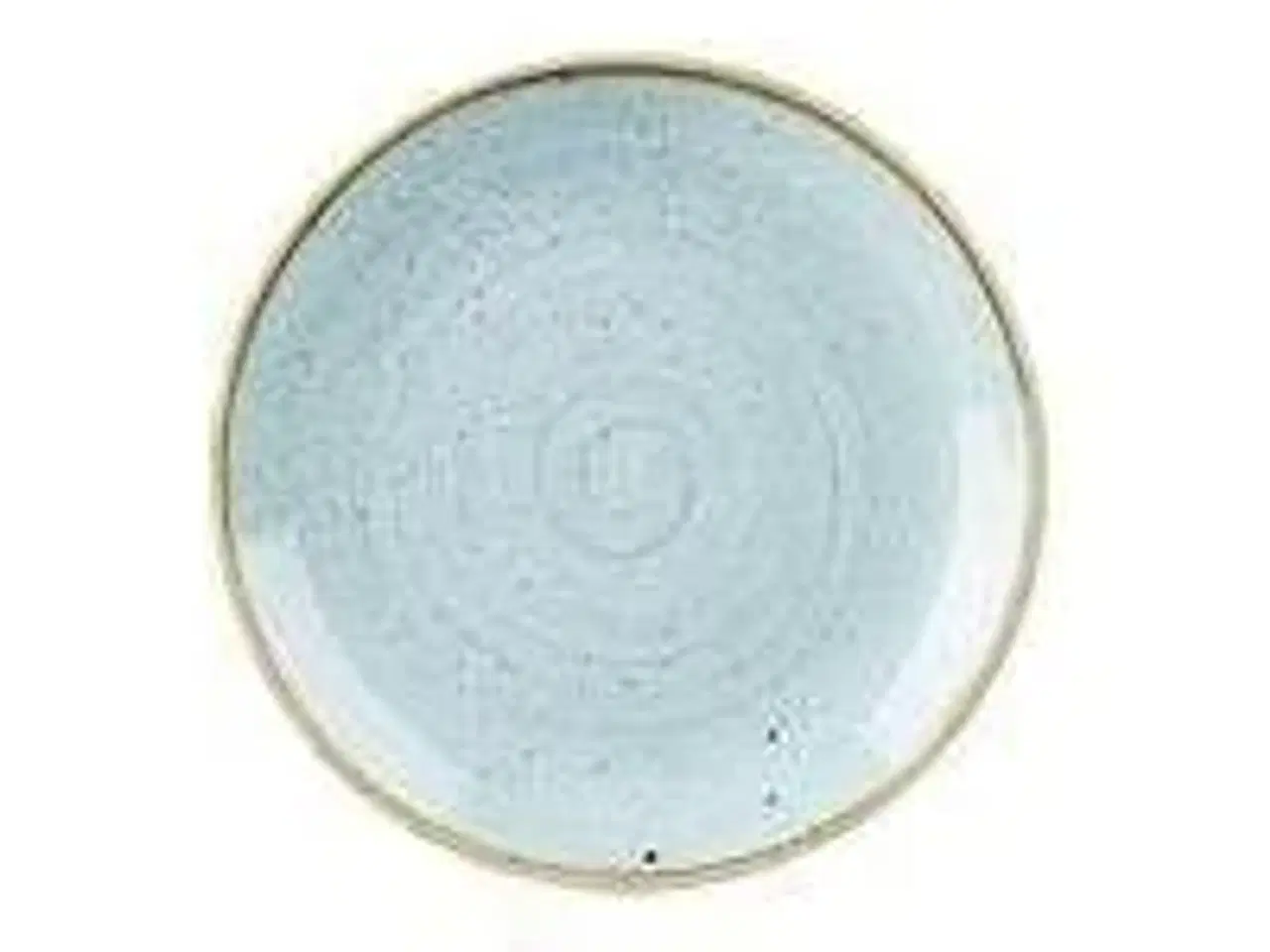 Billede 1 - 11 stk. Tallerken coupe lyseblå 324 mm Stonecast Churchill