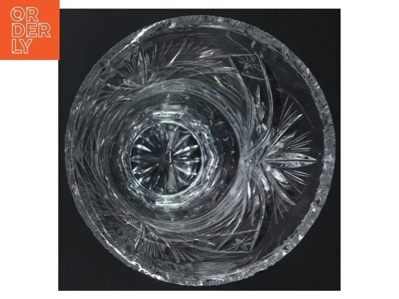 Billede 2 - Krystalvase (str. Ø. 14 cm. længde. 21 cm)