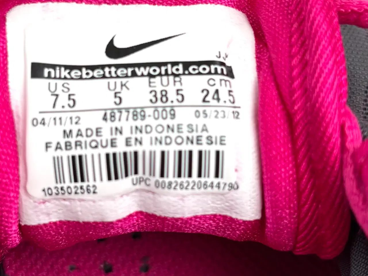 Billede 4 - Nike Free Fit 2, grå/pink, str. 38,5