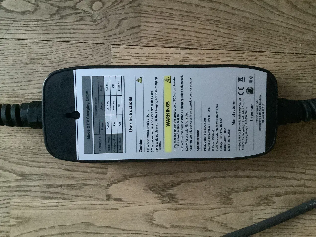 Billede 3 - Mormorlader - ladekabel til elbil