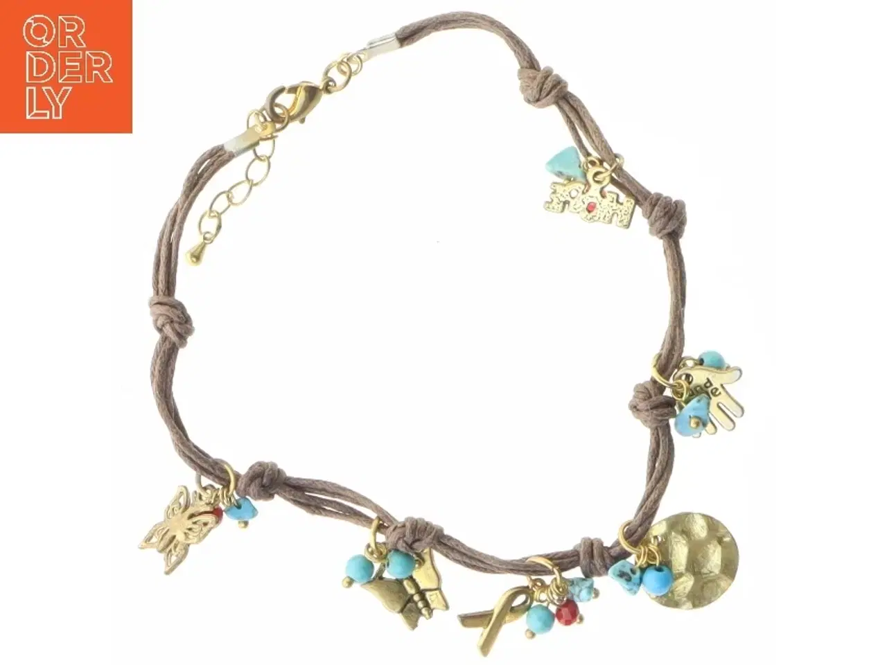 Billede 1 - Charms armbånd (str. 29 cm)
