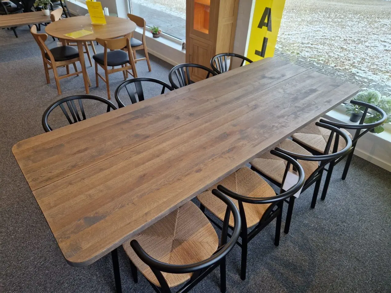 Billede 6 - Nyt stort plankebord 40 mm massivt egetræ 