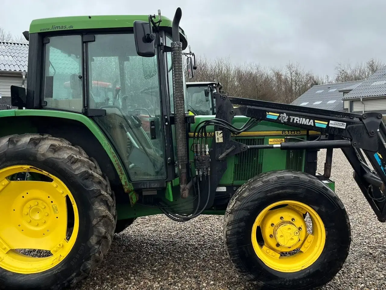 Billede 20 - John Deere 6100 Med frontlæsser