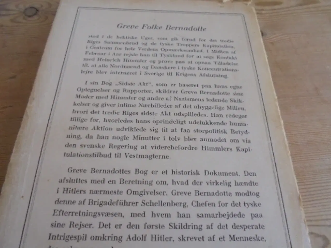 Billede 2 - Folke Bernadotte – Sidste akt 