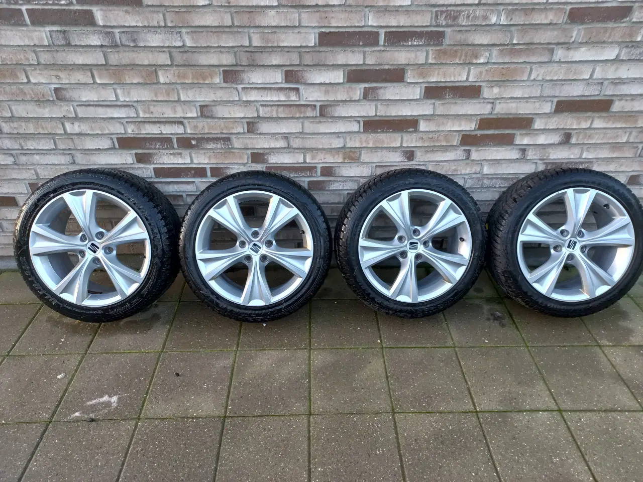 Billede 6 - Org Seat Leon 5 x 112 Vinterdæk 225/45R17