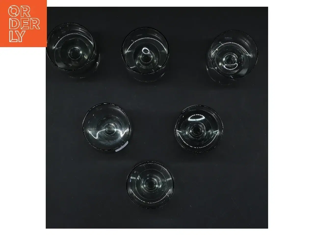 Billede 3 - 6 stk. Holmegaard Atlantic portvinsglas (str. 6 stk Ø 5,5 cm længde 9,5 cm)