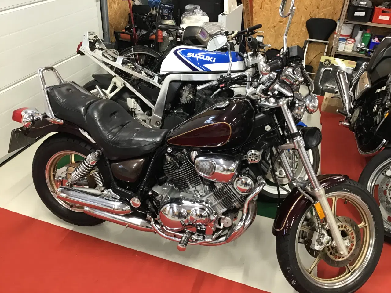 Billede 1 - Yamaha XV 750 årg 1988 kørt 40,800km synet 11/7/25