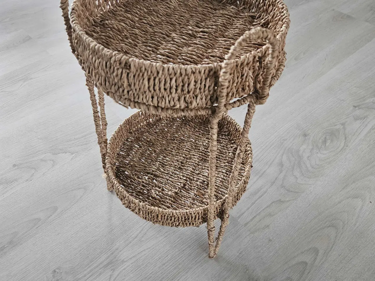 Billede 4 - Blomster opsats i kurveflet