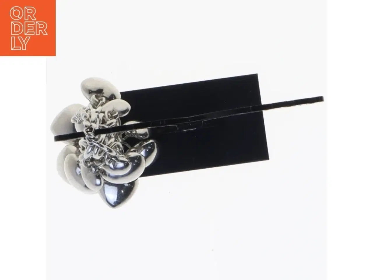 Billede 2 - Armbånd? med hjertevedhæng (str. 26 cm)