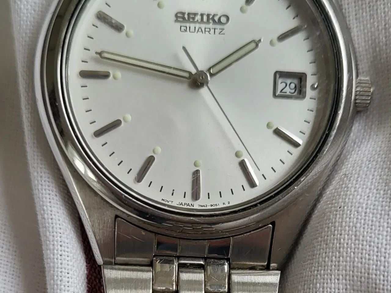 Billede 1 - Seiko armbåndsur med stålrem dame/herre