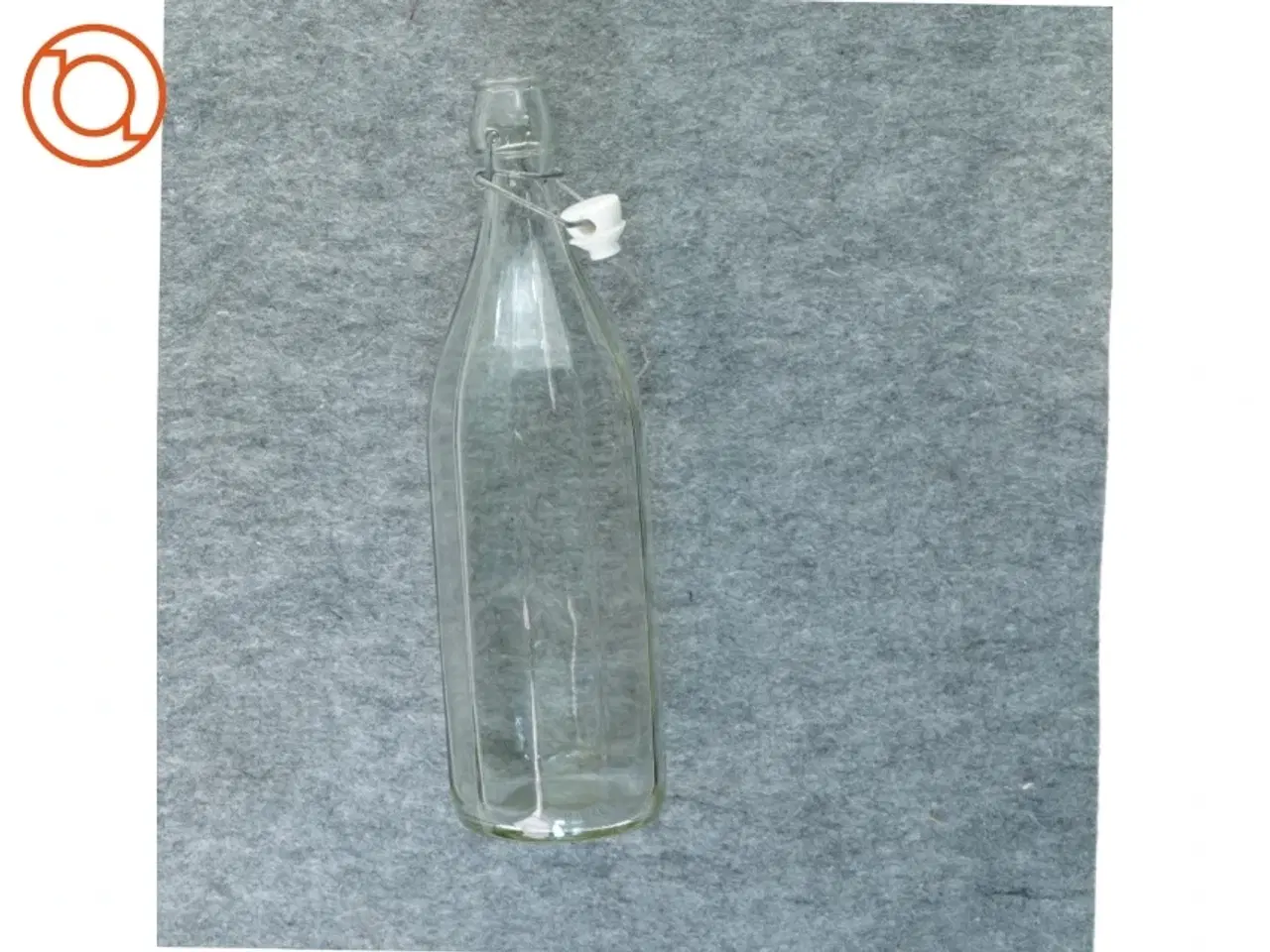 Billede 1 - Stor flaske med patentprop (str. 30 x 9 cm)