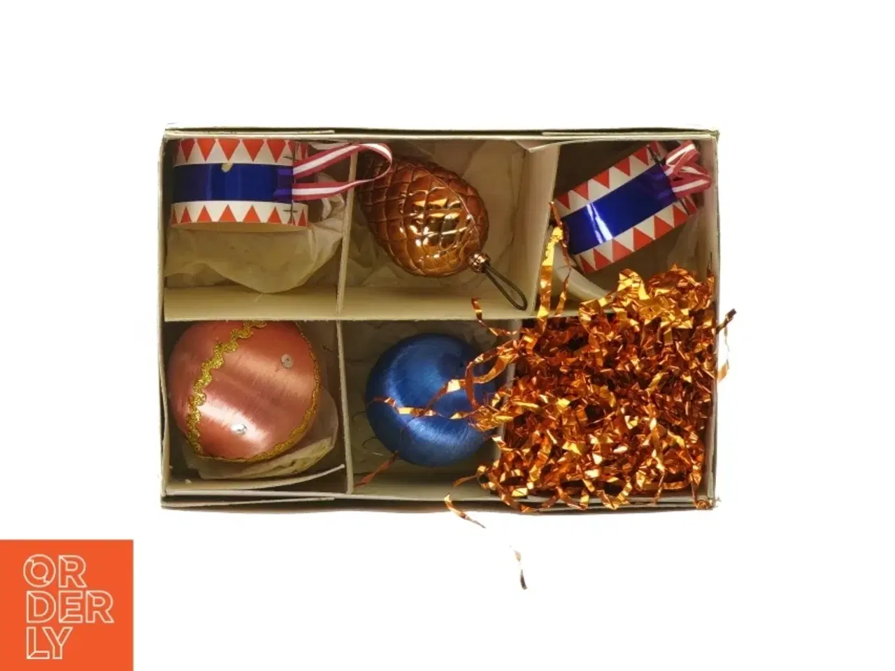 Billede 1 - Julepynt, julekugler (str. 20 x 8 cm)
