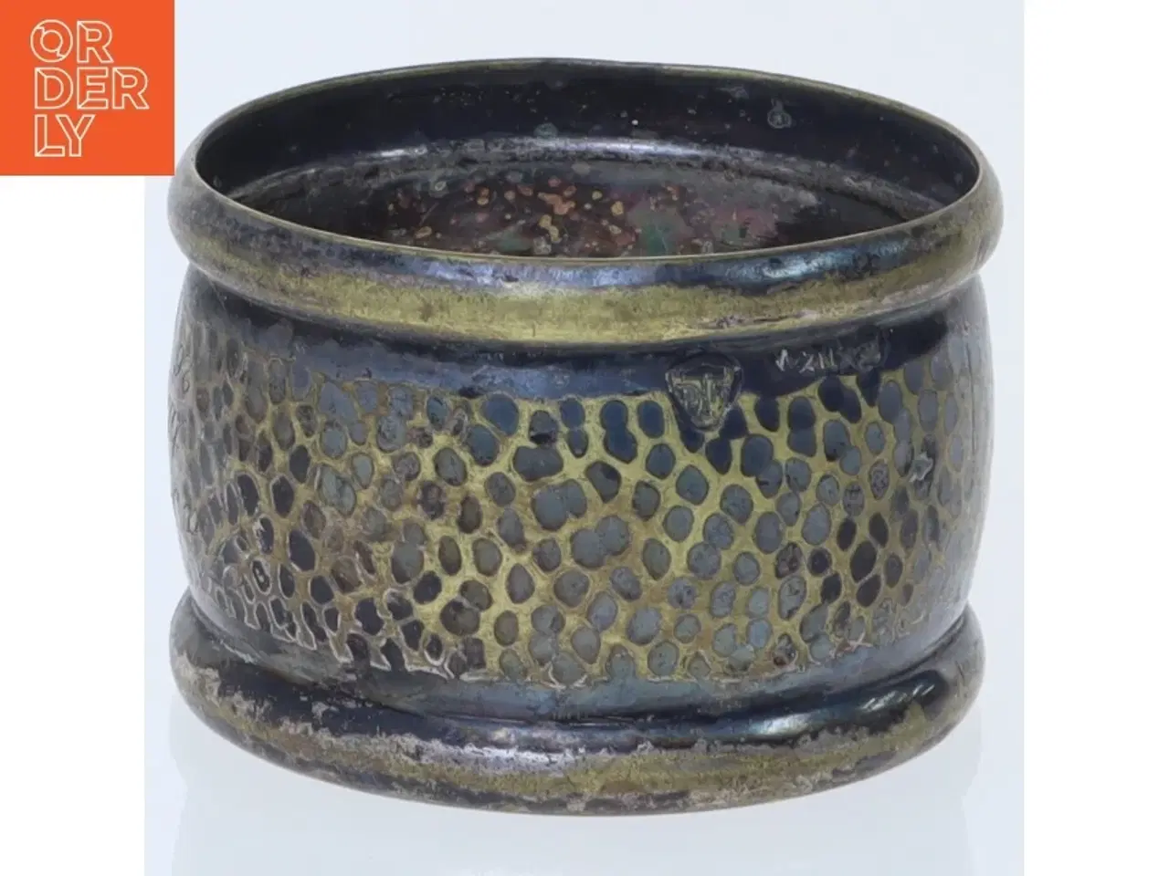 Billede 1 - Sølv servietring (str. Ø 4,5 cm)