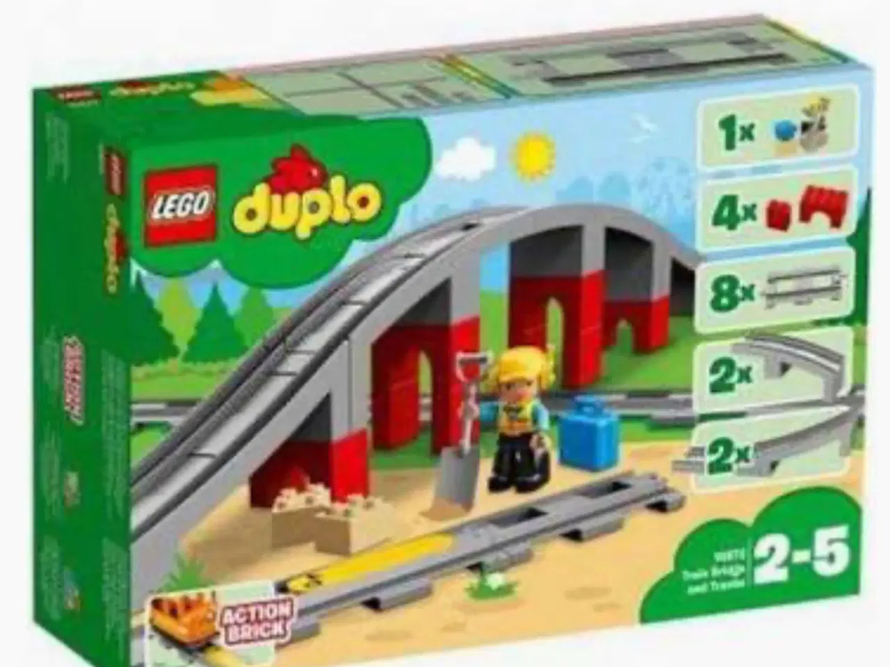 Billede 9 - Duplo tog og masser skinner og div.