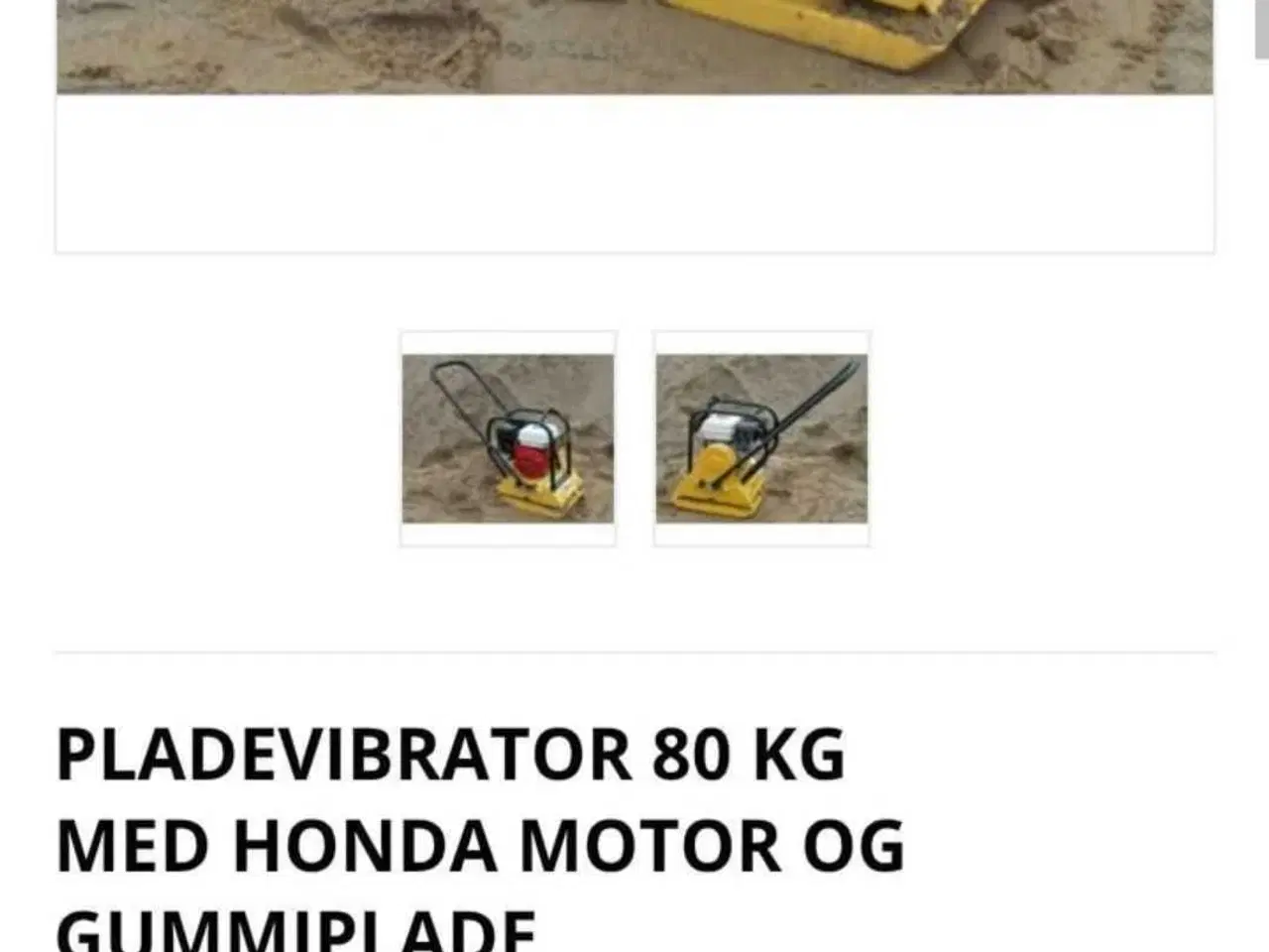 Billede 3 - Pladevibrator / plade viberator 