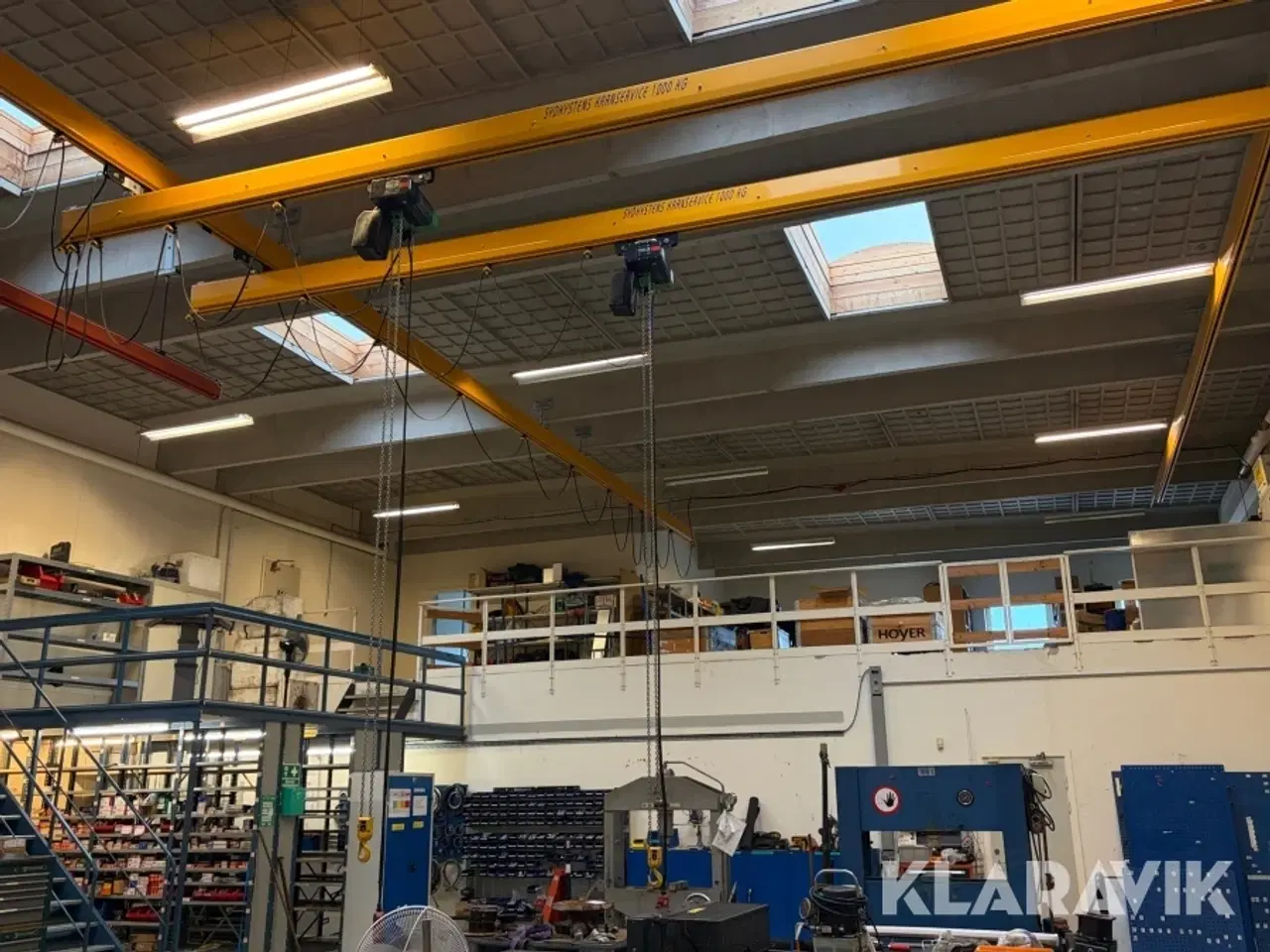 Billede 4 - Loftkran 1.000 kg med 2 kraner