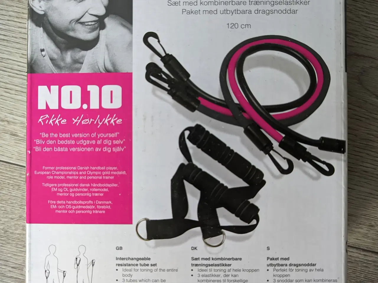 Billede 2 - Sæt med kombinerbare træningselastikker *NY*'