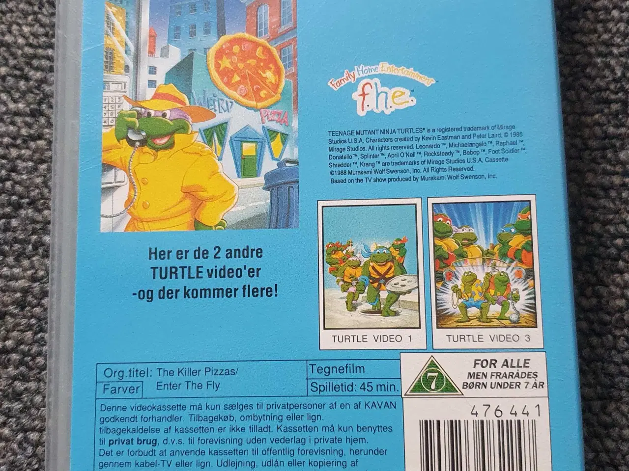 Billede 3 - Teenage mutant hero Turtles vhs film 