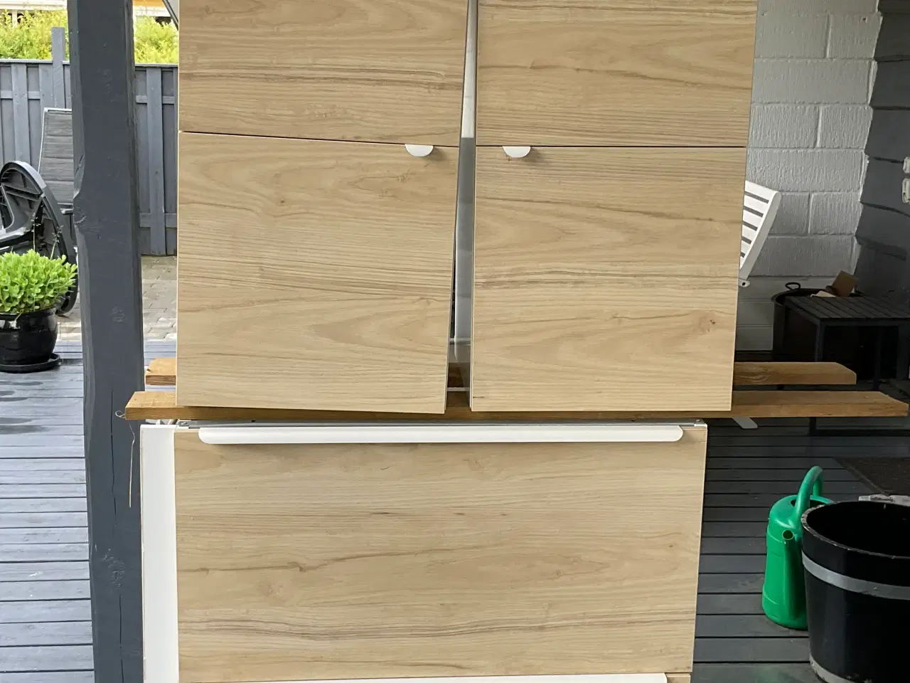 Billede 1 - Ikea skabe, skuffer, hylder og bordplade.