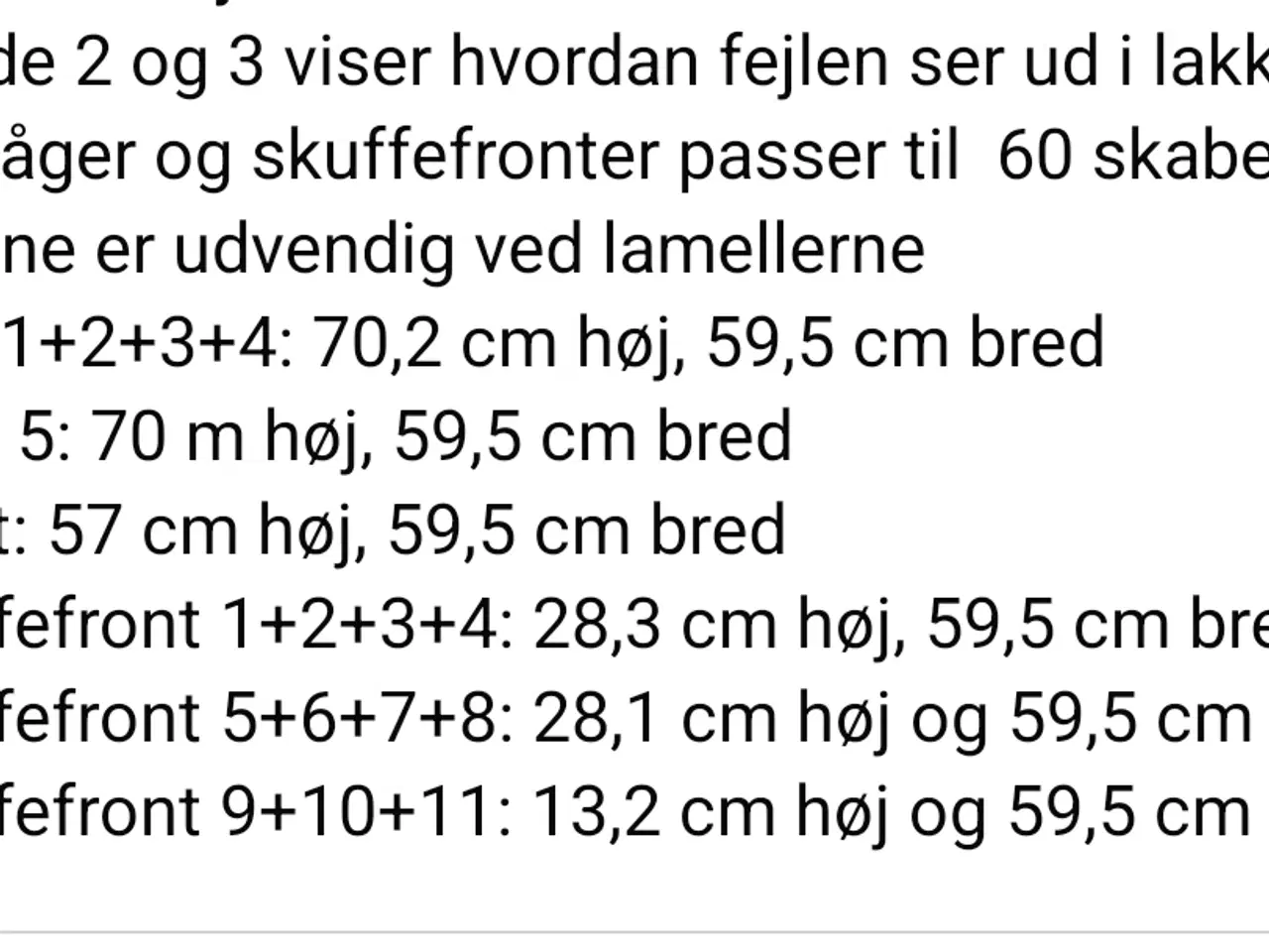 Billede 5 - Nye Køkkenfronter, skuffefronter og opvaskefront