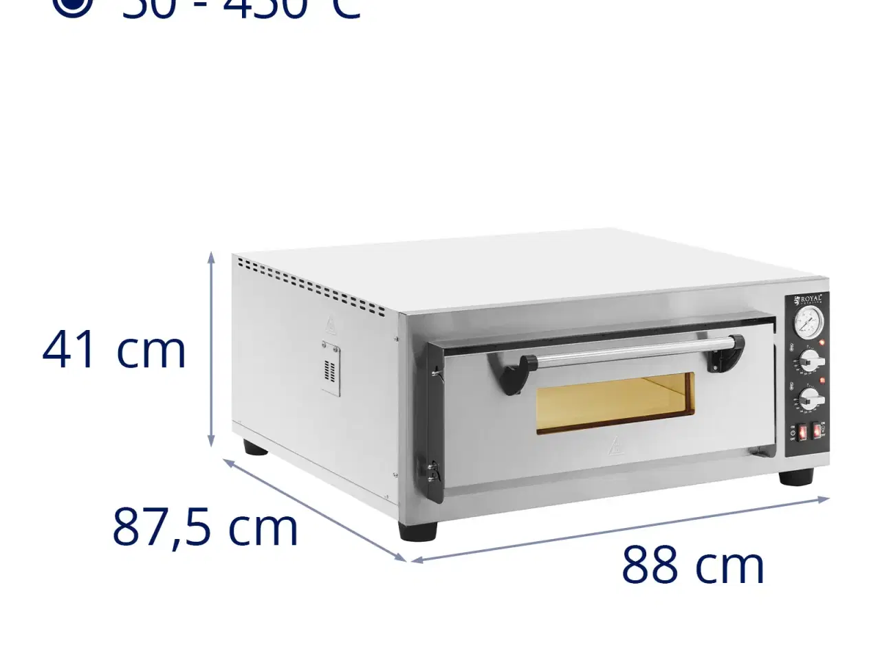 Billede 8 - Pizzaovn – 4 x 30 cm – 1 ovnkammer – 4200 W