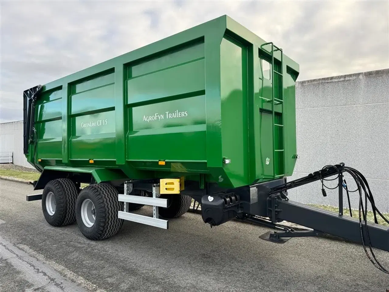 Billede 7 - Agrofyn Trailers Greenline CT 15 med fransk bagklap