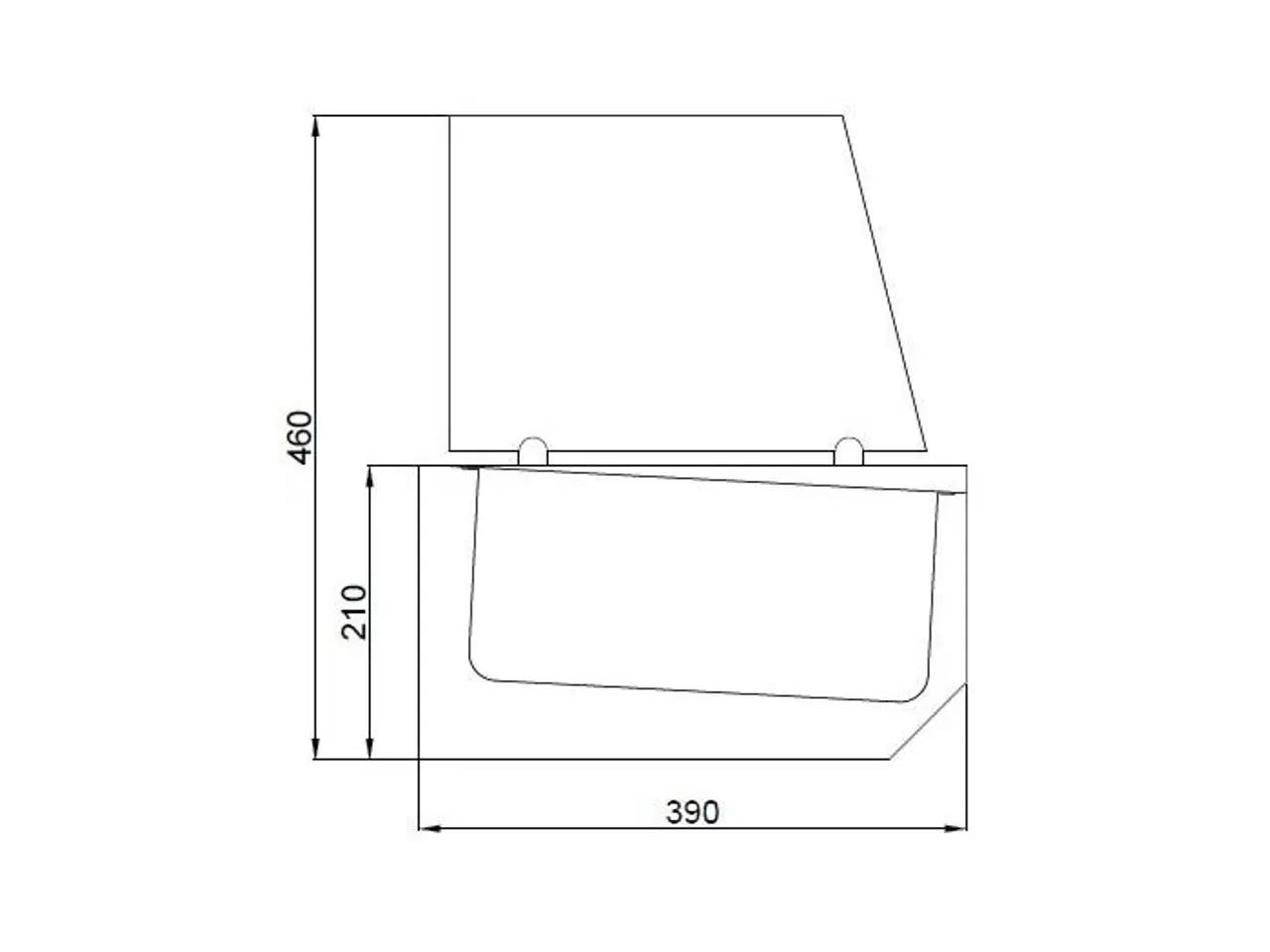 Billede 2 - Combisteel kantinekøler – 10 x 1/3 GN