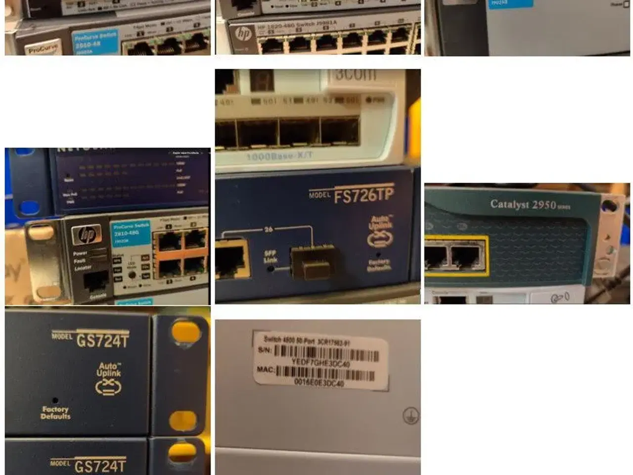 Billede 4 - Switche, HP, Cisco, Netgear