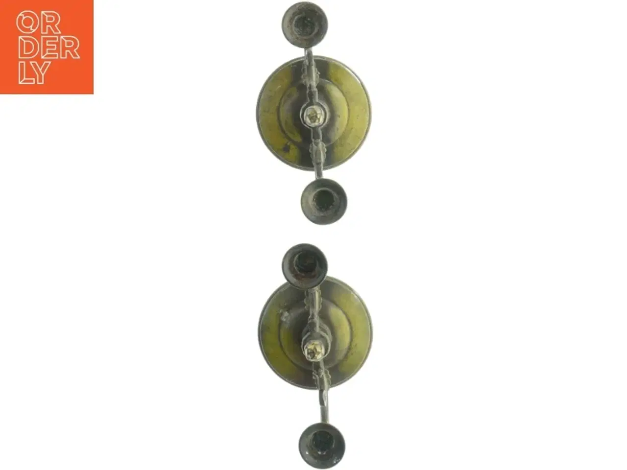 Billede 3 - Vintage lysestager i bronce. (str. 22 cm)