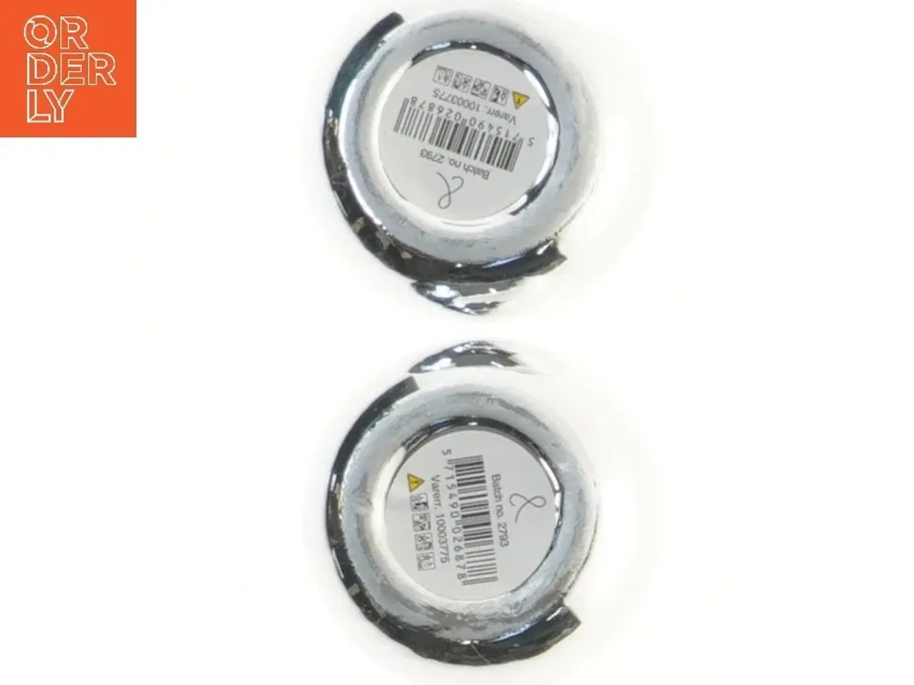 Billede 3 - Nyt Sæt af krom lysestager (str. Ø 7,5 cm)